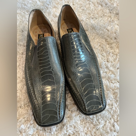 Stacy Adams Snake Leather Black Slip On Loafer main image 8